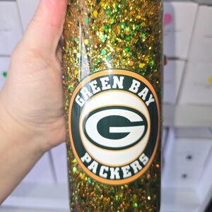 Green Bay Packers Glitter Tumbler